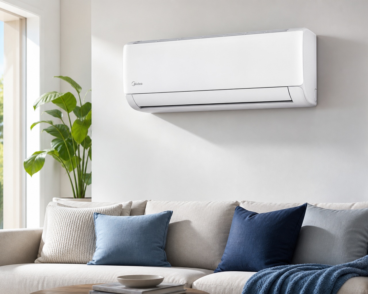 Интерьер с кондиционером Midea